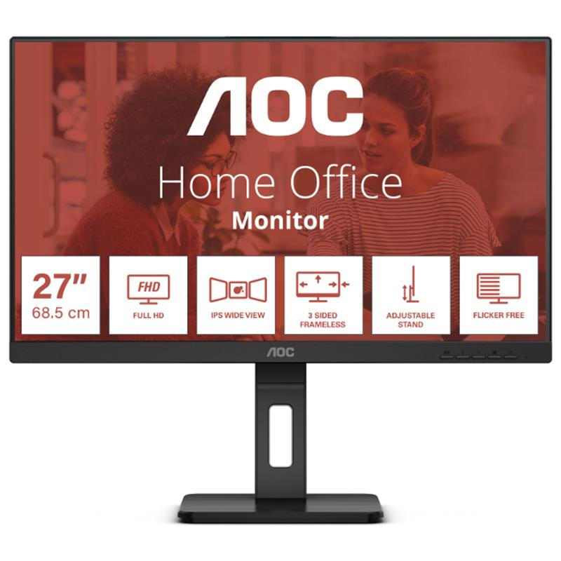 27 AOC 27E3QAF FHD IPS 4MS 75HZ VGA HDMI DVI