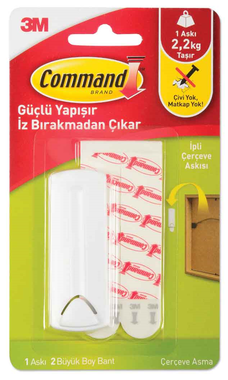 3M COMMAND ASKI ARKASI İPLİ ÇERÇEVELER İÇİN 17041- 