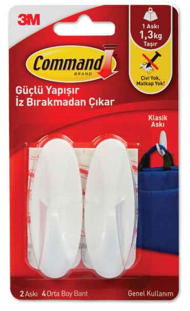 3M COMMAND ASKI ORTA BOY 2 Lİ 17081- 