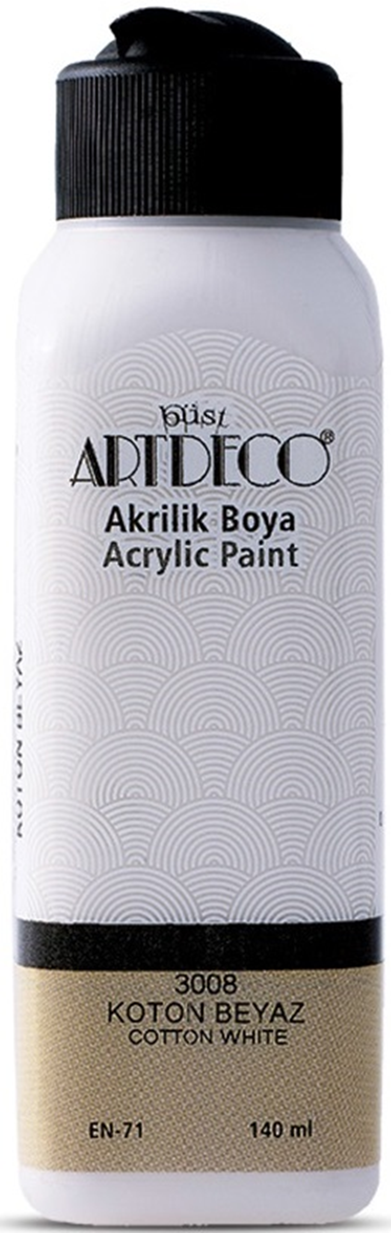 ARTDECO AKRİLİK BOYA 140 ML KOTON BEYAZ Y-070R-3008 - 