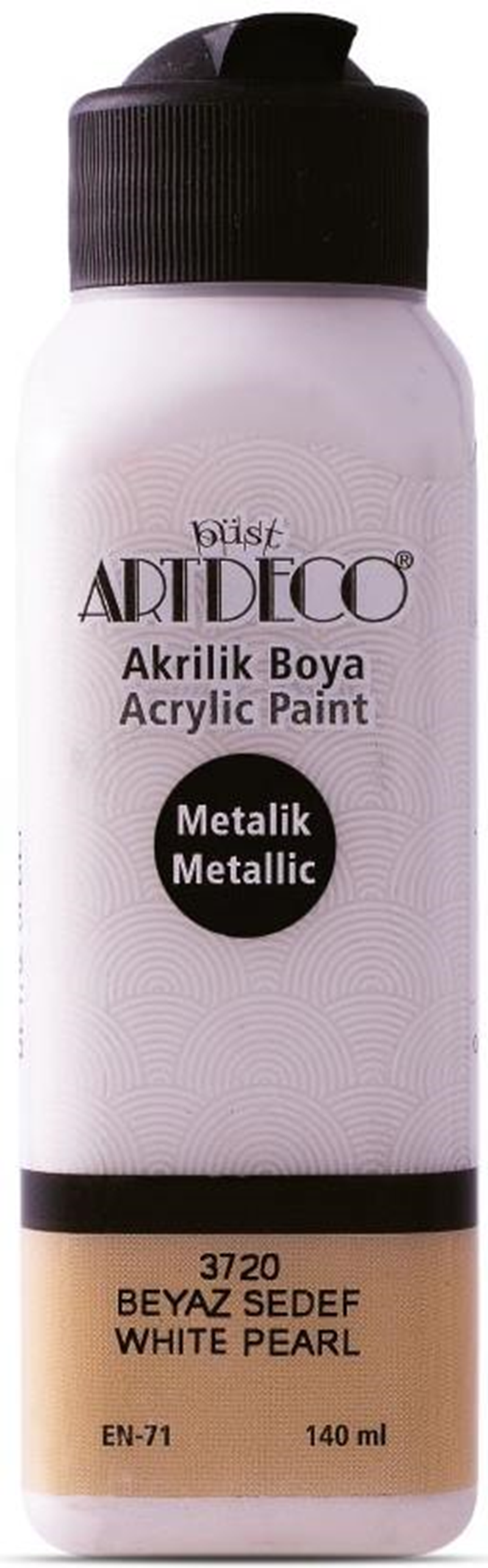 ARTDECO AKRİLİK BOYA METALİK 140 ML BEYAZ SEDEF Y-071R-3720- 