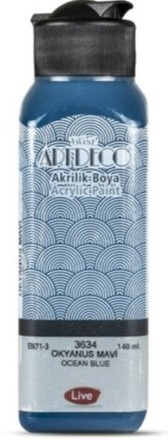 ARTDECO AKRİLİK BOYA 140 ML OKYANUS MAVİ 3634- 