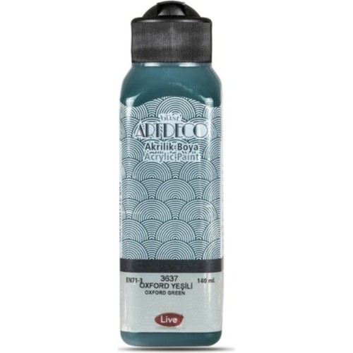 ARTDECO AKRİLİK BOYA 140 ML OXFORD YEŞİLİ Y-070R-3637 - 