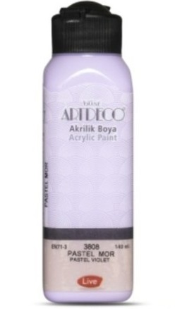 ARTDECO AKRİLİK BOYA 140 ML PASTEL MOR Y-070R3808- 