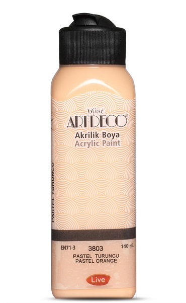 ARTDECO AKRİLİK BOYA 140 ML PASTEL TURUNCU Y-070R3803- 