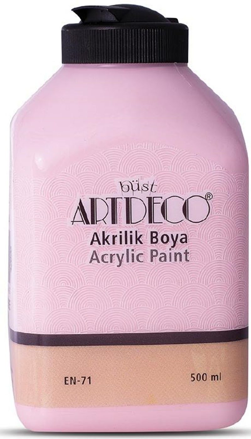 ARTDECO AKRİLİK BOYA 500 ML BEBEK PEMBE 070L-3674- 