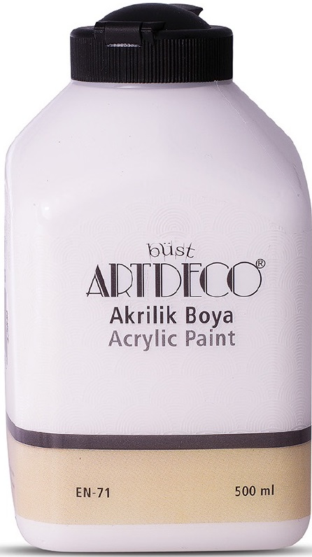 ARTDECO AKRİLİK BOYA 500 ML BEYAZ Y-070L-3619- 