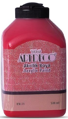 ARTDECO AKRİLİK BOYA 500 ML ÇİLEK KIRMIZ Y-070L-3675- 