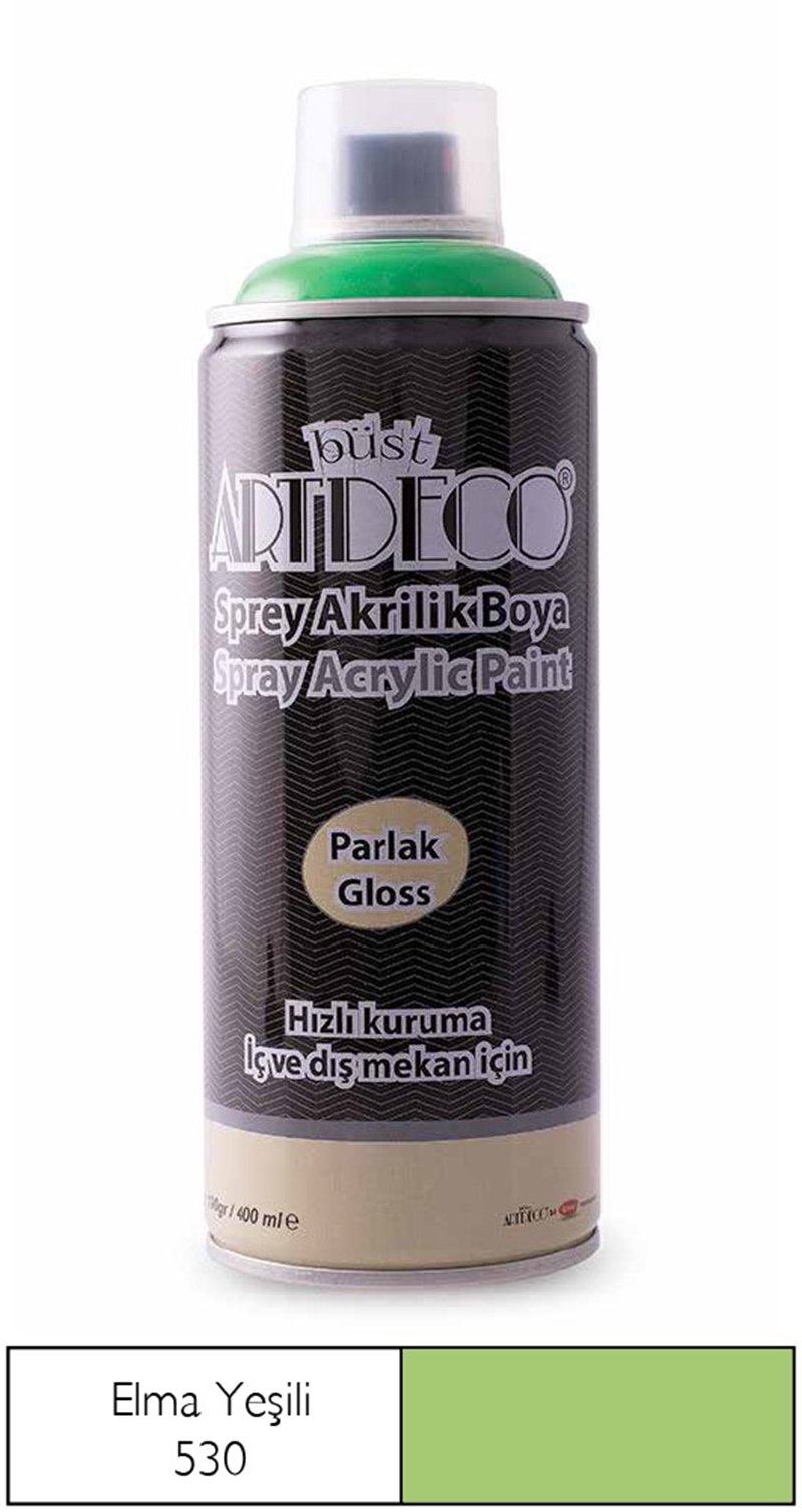 ARTDECO SPREY BOYA 400 ML ELMA YEŞİLİ Y-400-530- 