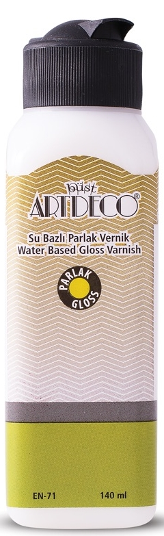 ARTDECO VERNİK SU BAZLI 140 ML PARLAK 073R-001- 