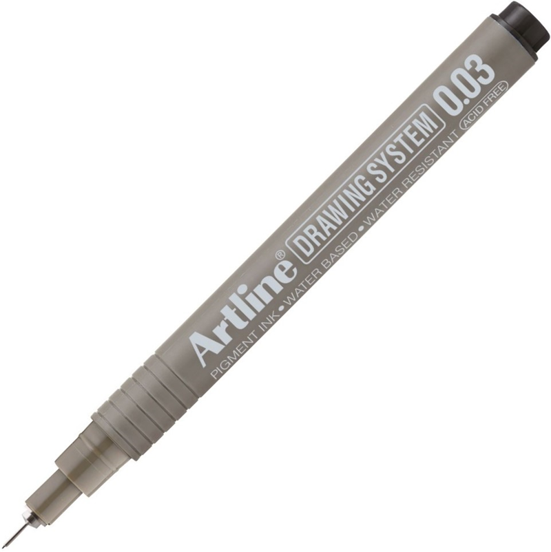 ARTLINE ÇİZİM KALEMİ DRAWING SYSTEM 0.03 MM 2303 SİYAH- 