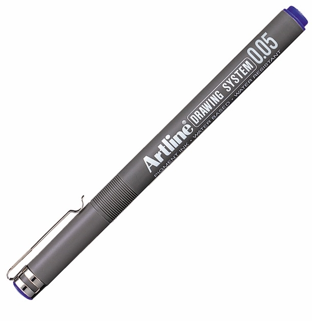 ARTLINE ÇİZİM KALEMİ DRAWING SYSTEM 0.05 MM 2305 MAVİ- 