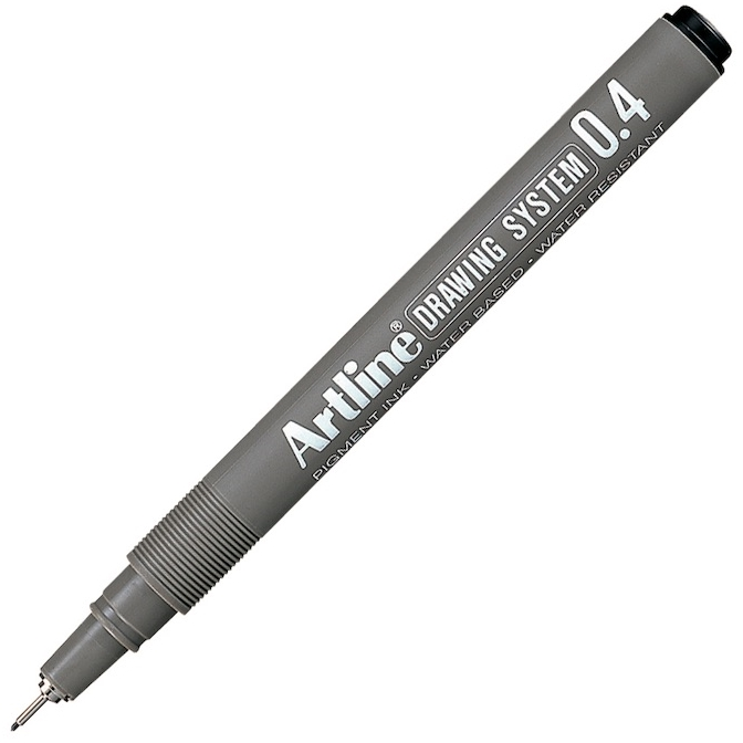 ARTLINE ÇİZİM KALEMİ DRAWING SYSTEM 0.4 MM 234 SİYAH- 