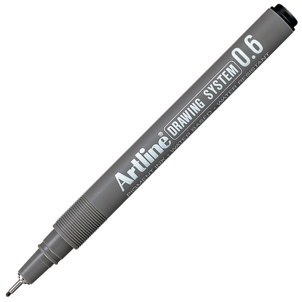 ARTLINE ÇİZİM KALEMİ DRAWING SYSTEM 0.6 MM 236 SİYAH- 