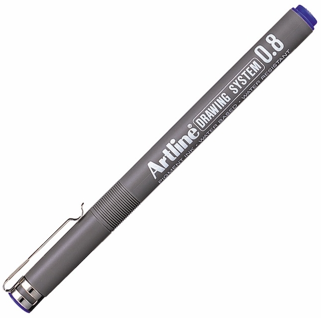 ARTLINE ÇİZİM KALEMİ DRAWING SYSTEM 0.8 MM 238 MAVİ- 