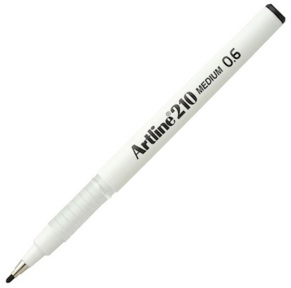 ARTLINE KEÇE UÇLU YAZI KALEMİ 0,6MM EK-210N SİYAH- 