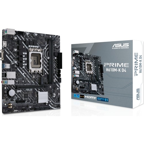 ASUS PRIME H610M-K D4 DDR4 3200(OC) HDMI DP M.2 mATX 1700p