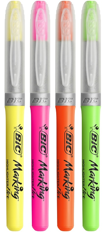 BIC FOSFORLU KALEM BRITE LINER SET FLEX 4 LÜ 946041- 