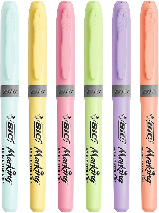 BIC FOSFORLU KALEM BRITE LINER SET GRİP PASTEL 6 LI 992561- 