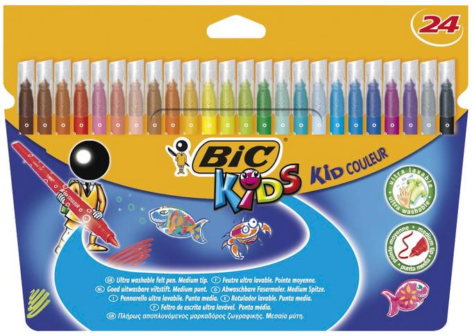 BIC KEÇELİ KALEM KID COULEUR 24 RENK 841800- 