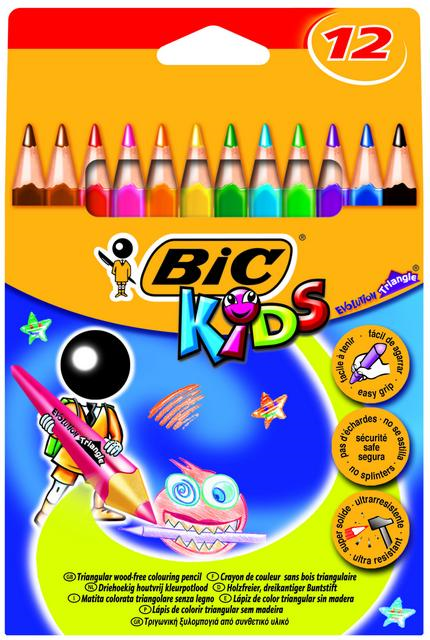 BIC KURU BOYA EVOLUTION ÜÇGEN JUMBO 12 Lİ 8297356- 