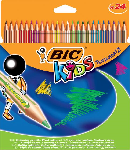 BIC KURU BOYA TROPICOLOR2 UZUN 24 LÜ 832568-937518- 