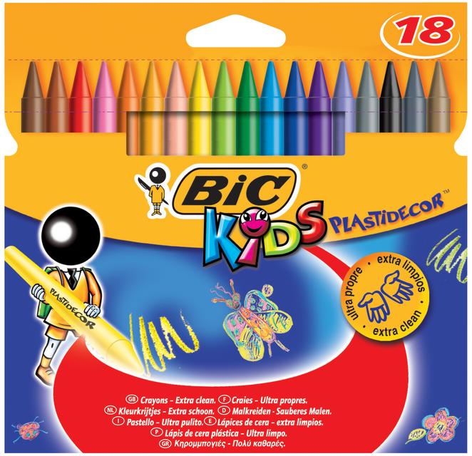 BIC PASTEL BOYA PLASTIDECOR 18 Lİ 8297711- 