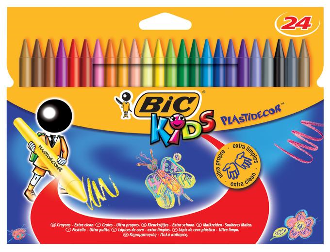 BIC PASTEL BOYA PLASTIDECOR 24 LÜ 8297721- 