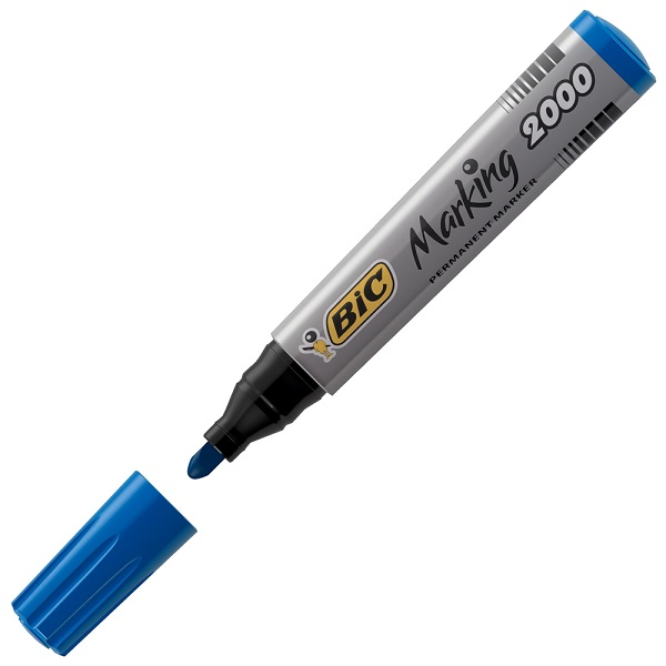 BIC PERMANENT MARKÖR 2000 12 Lİ MAVİ 8209143- 