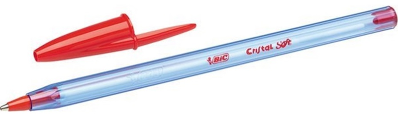 BIC TÜKENMEZ KALEM CRISTAL SOFT KIRMIZI 50 Lİ 918520- 