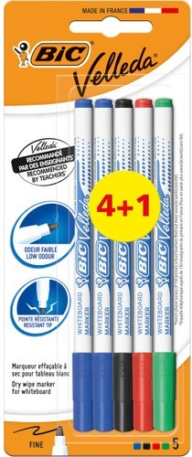 BIC VELLEDA 1721 ÇOCUK TAHTA KALEMİ 5 Lİ BLISTER KRŞ. 9126451- 