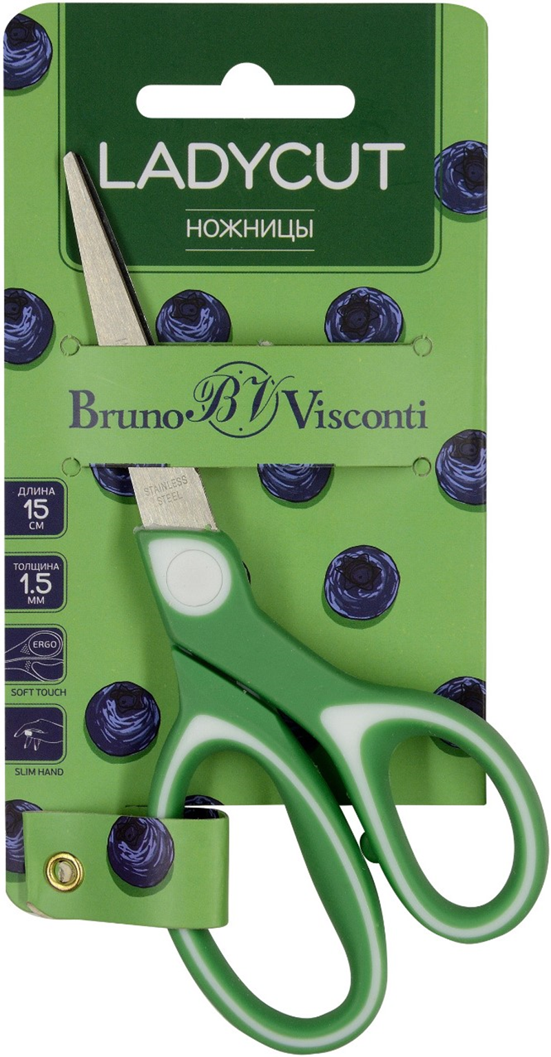 BRUNO VISCONTI MAKAS LADY CUT 15 Cm. (RUBBERIZED HANDLES) 60-0060- 