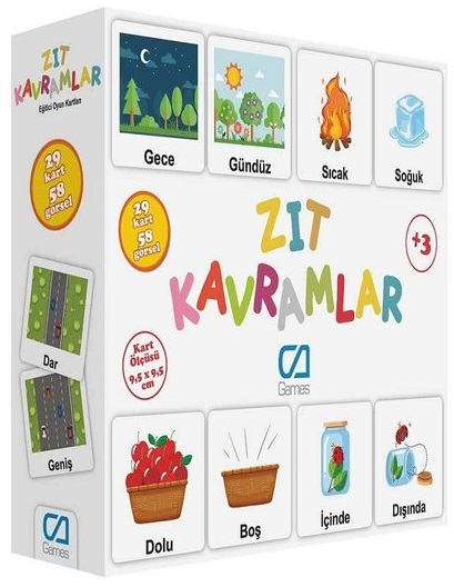 CA GAMES EĞİTİCİ SET ZIT KAVRAMLAR 5045- 