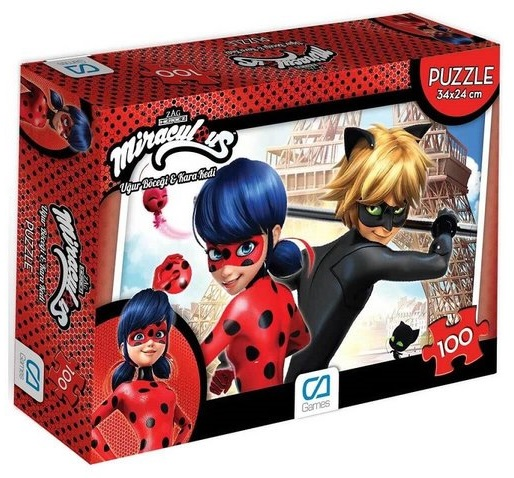 CA GAMES PUZZLE 100 PARÇA MIRACULOUS 5002- 