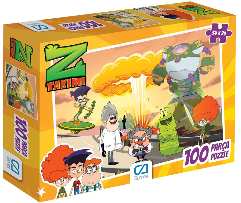 CA GAMES PUZZLE 100 PARÇA Z TAKIMI CA.5166- 