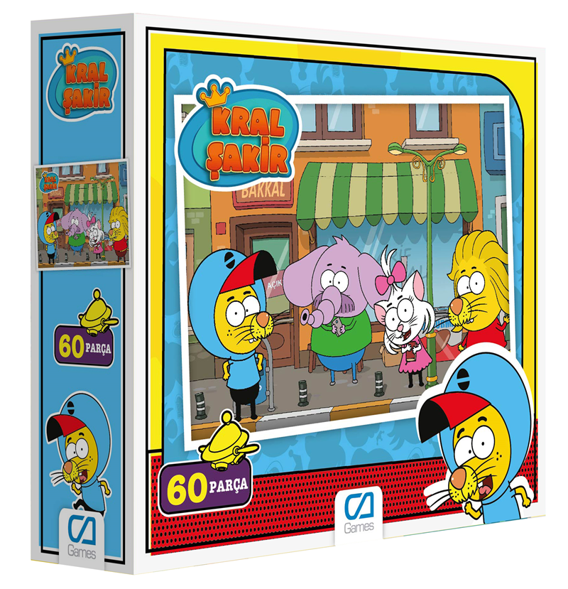 CA GAMES PUZZLE 60 PARÇA KRAL ŞAKİR 5095- 