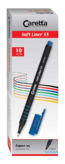 CARETTA SOFTLINER KALEM AÇIK YEŞİL 10 LU 55-18- 