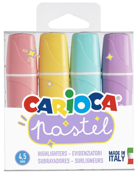 CARİOCA FOSFORLU KALEM PASTEL 4 LÜ 43167- 