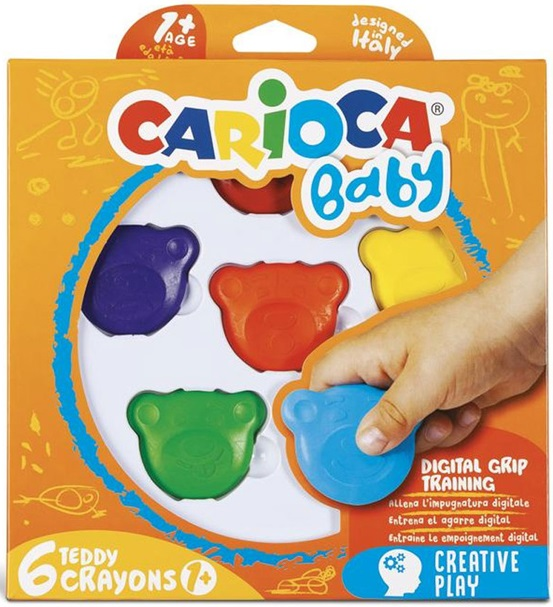 CARİOCA MUM BOYA BEBEK +1 YAŞ 6 LI 42956- 