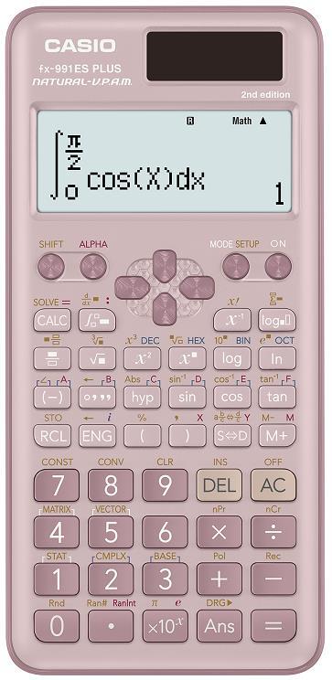 CASIO HESAP MAKİNESİ BİLİMSEL FX-991ES PLUS-2PK PEMBE (2.NESİL)- 