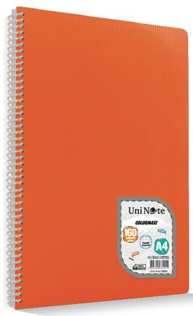 ÇINAR DEFTER 17x24 COLORMAXI SPİRALLİ PP KAPAK 96 YP. DÜZ 73109- 