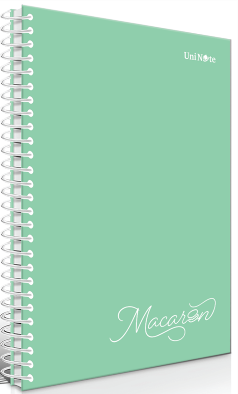 ÇINAR DEFTER 17x24 PASTEL SPİRALLİ SERT KAPAK 120 YP. ÇİZGİLİ 55174- 