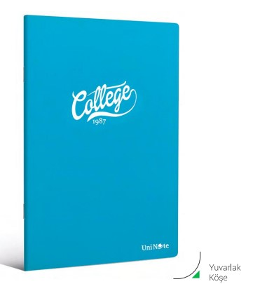 ÇINAR DEFTER A4 COLLEGE DİKİŞLİ PP KAPAK 80 YP. DÜZ 76003- 