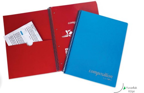 ÇINAR DEFTER A4 COMPOSITION SPİRALLİ PP KAPAK 160 YP. ÇİZGİLİ 72819- 