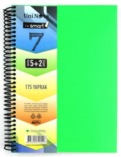 ÇINAR DEFTER A4 I M SMART SEPERATÖRLÜ 5K+2Ç 175 YP. 62055- 