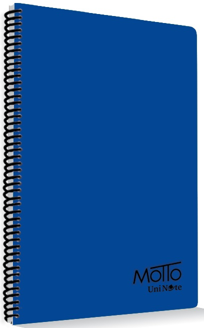 ÇINAR DEFTER A4 MOTTO SPİRALLİ PP KAPAK 60 YP. KARELİ 73605- 