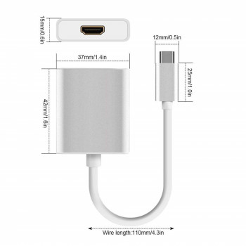 CODEGEN CDG-CNV33 USB 3.1 TYPE-C TO HDMI ÇEVİRİCİ