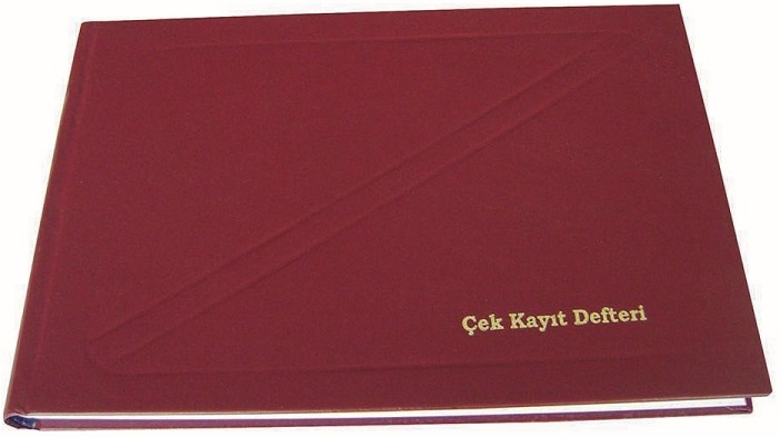 DİLMAN ÇEK KAYIT DEFTERİ 17X24 96 YP- 