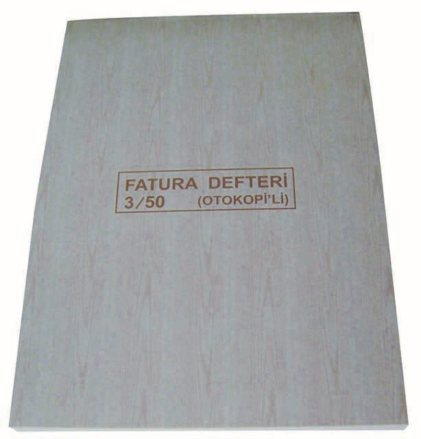 DİLMAN FATURA DEFTERİ OTOKOPİLİ 3/50 3 NÜSHA- 