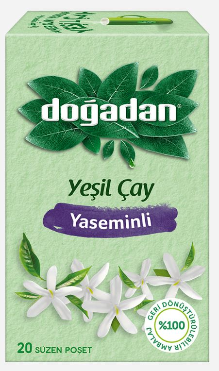 DOĞADAN BİTKİ ÇAYI YEŞİL ÇAY YASEMİNLİ 20 Lİ- 